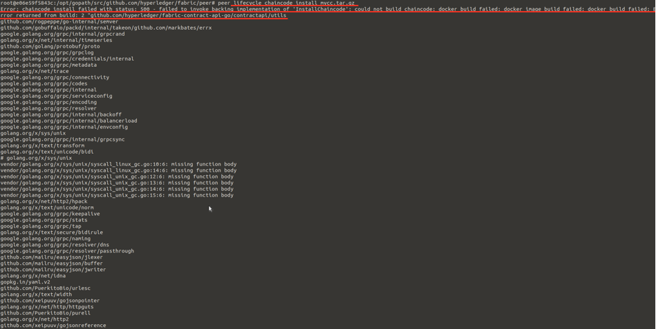 fail to install chaincode 'abstore' · Issue #3 · busan15/fabric ...