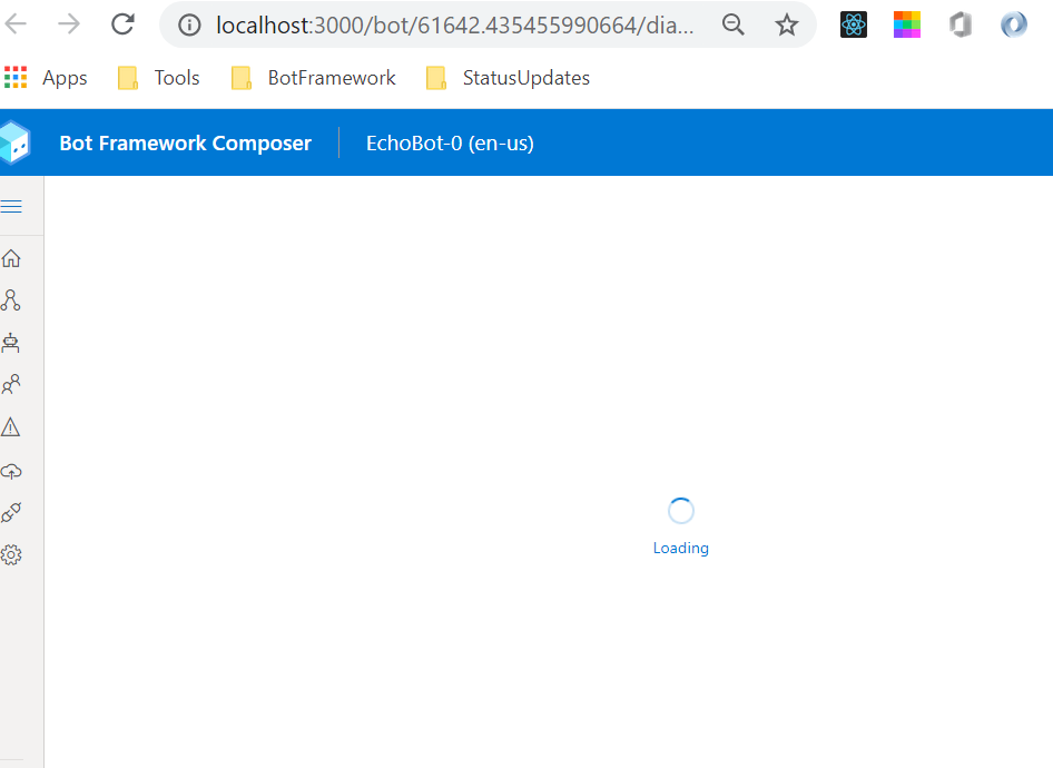 composer loading bot forever due to unexpected main dialog · Issue ...