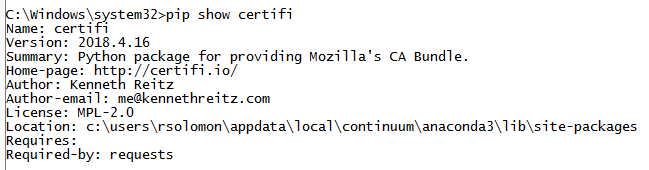 certi installation details