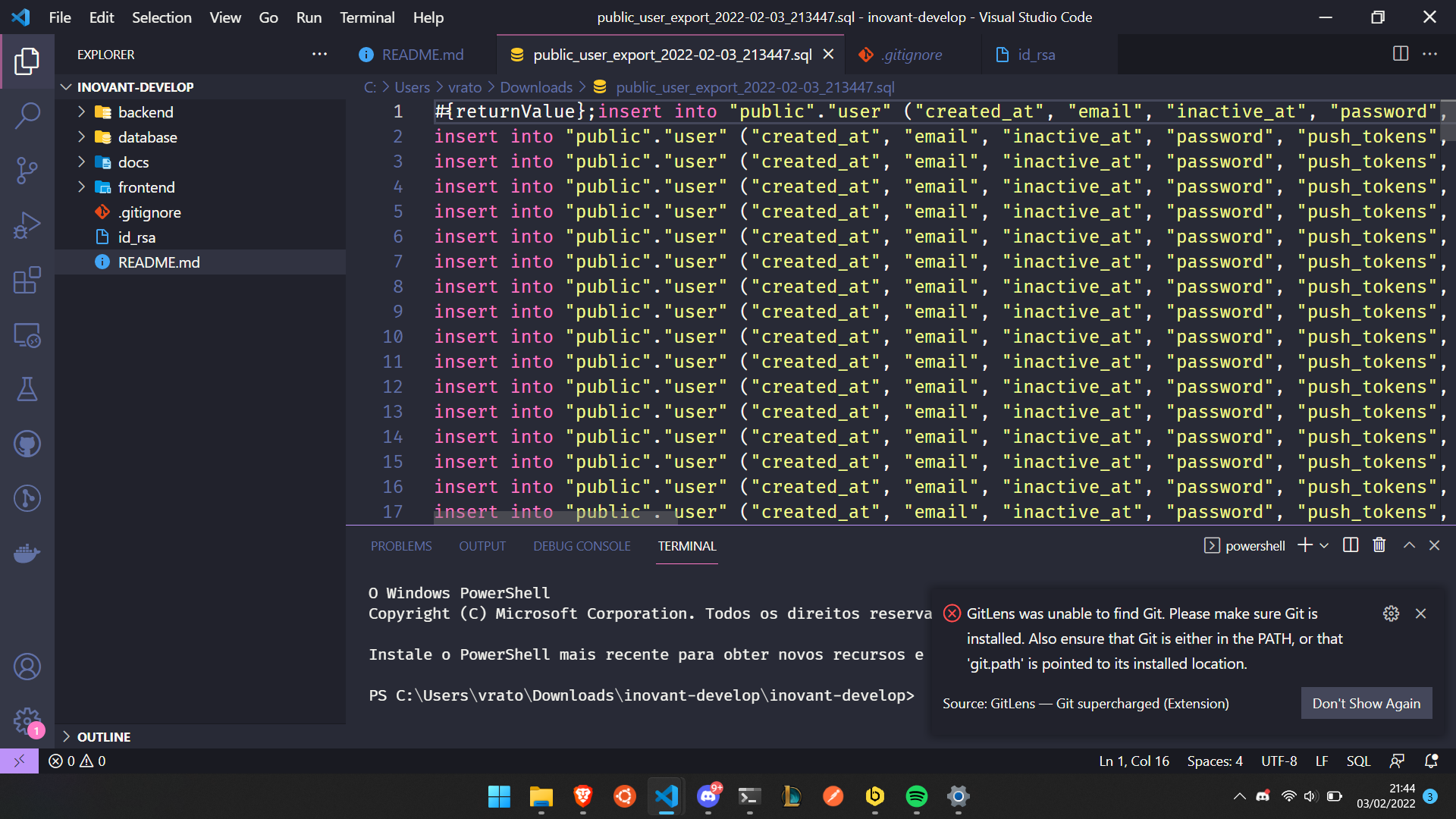 BUG: Don't create table SQL when i chose "CreateTable Before insert ...