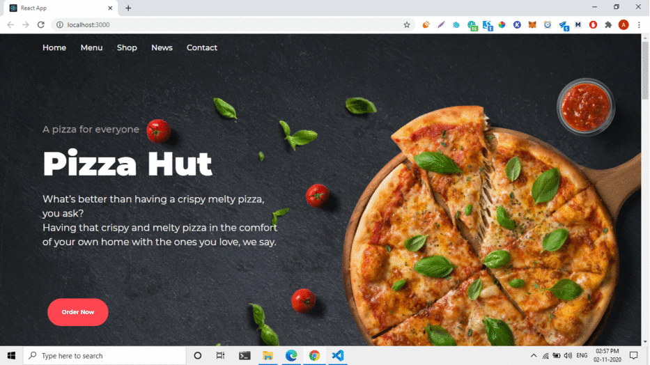 GitHub - annu12340/Pizza-Hut: A react website