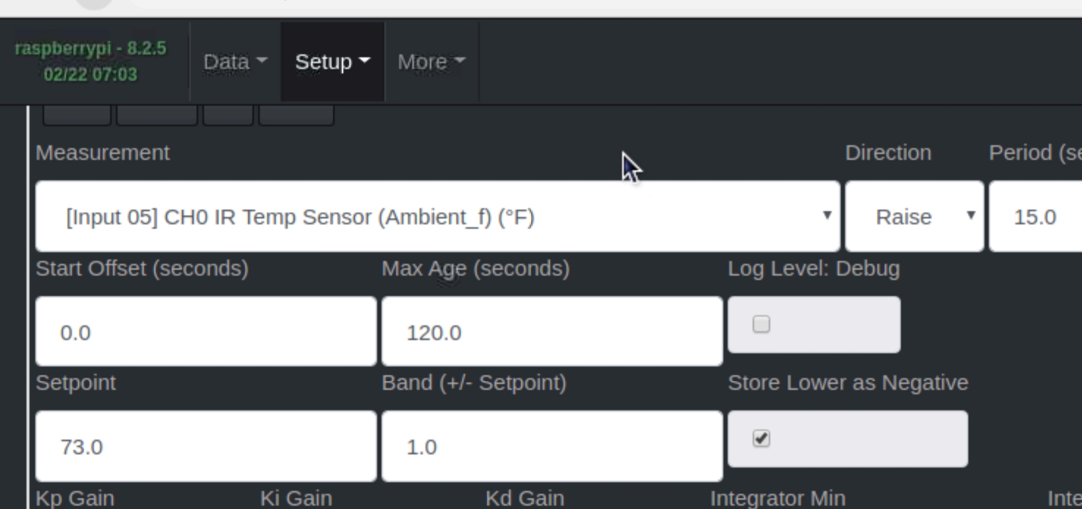 PID Dashboard Setpoint Incorrect · Issue #744 · kizniche/Mycodo · GitHub
