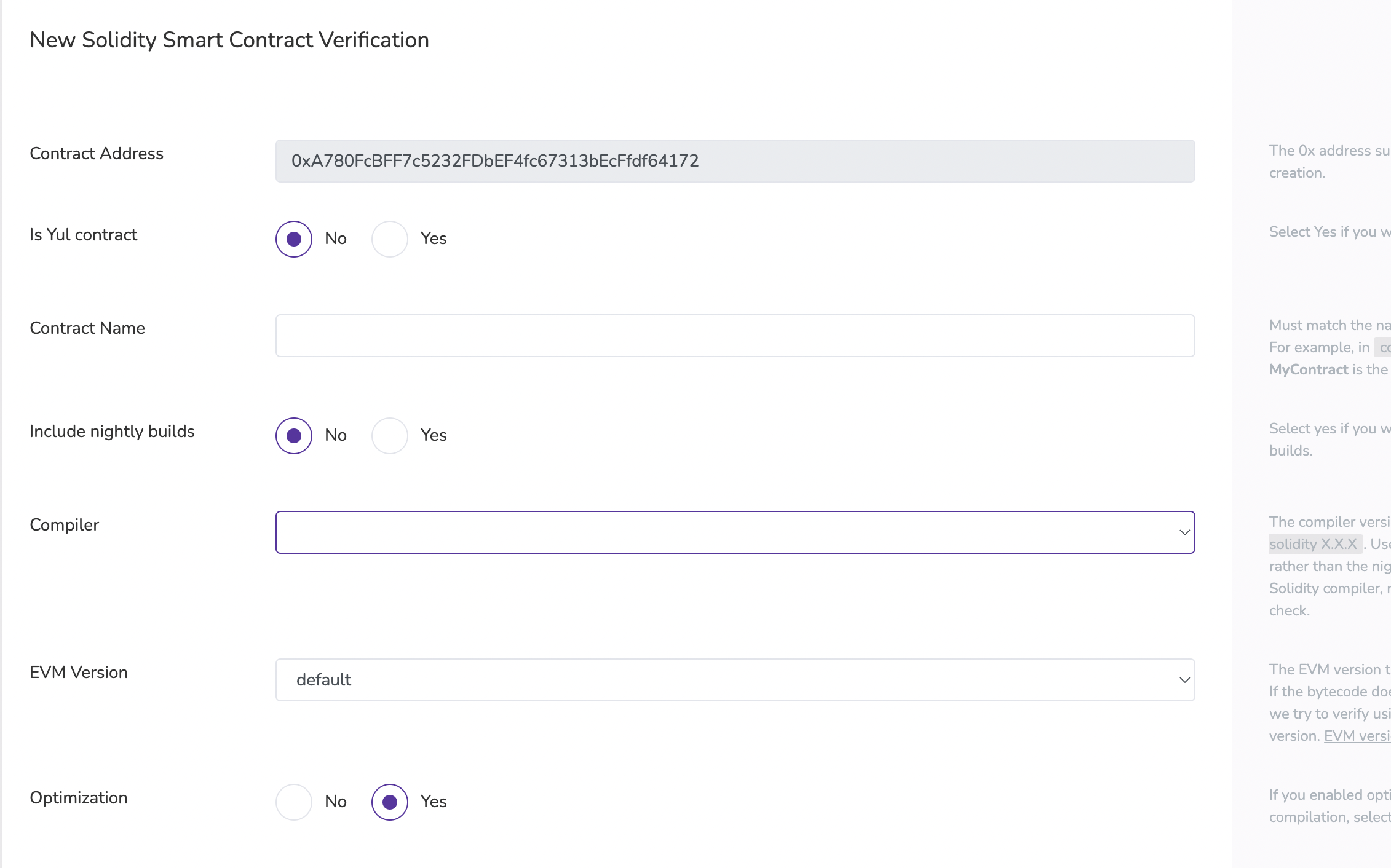 Blockscout won't show compilers when verifying smart contracts · Issue ...