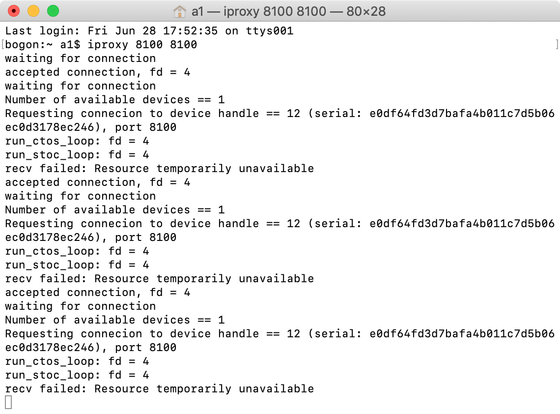 连接IOS显示NONE · Issue #65 · AirtestProject/iOS-Tagent · GitHub