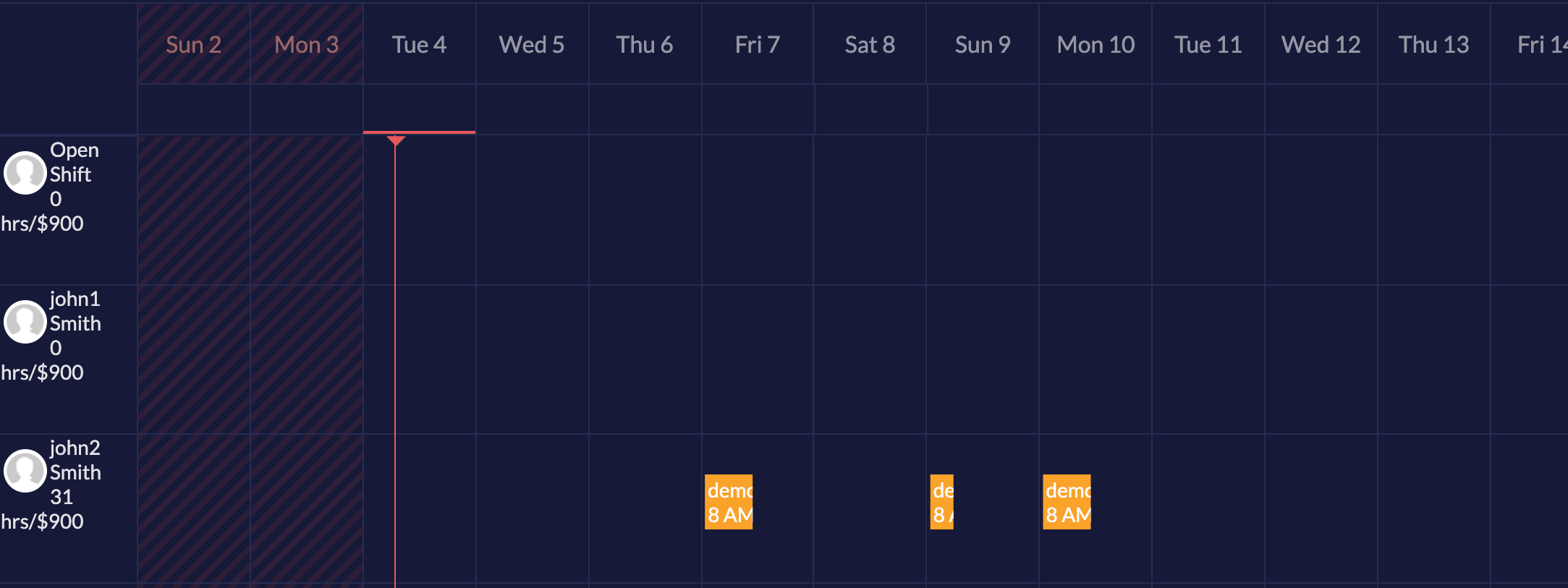 View Week Range Ui Example TimelineMonth UI for week view · Issue #14387 · DevExpress/DevExtreme ...