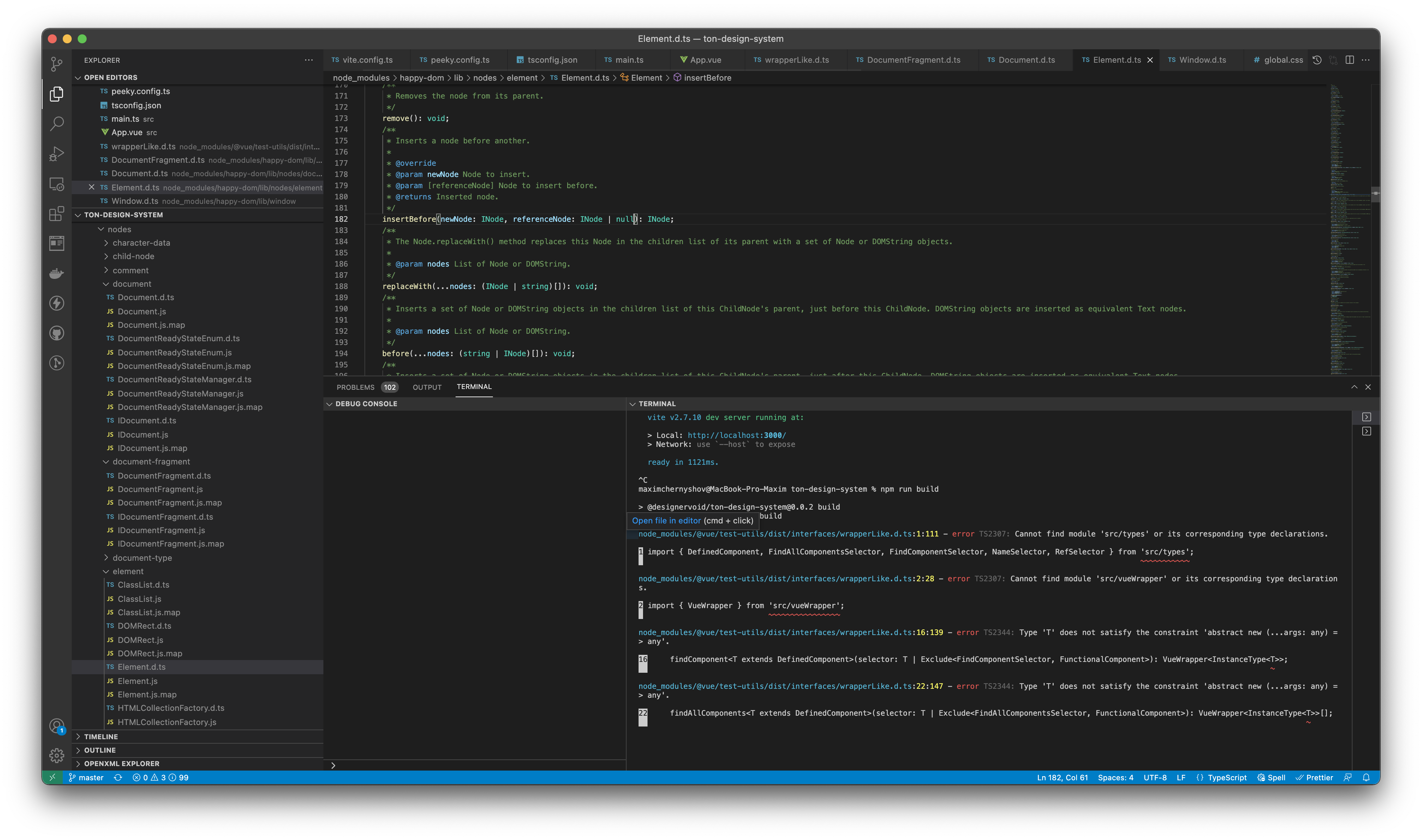 Bug: Cant build Vue project · Issue #1239 · vuejs/test-utils · GitHub