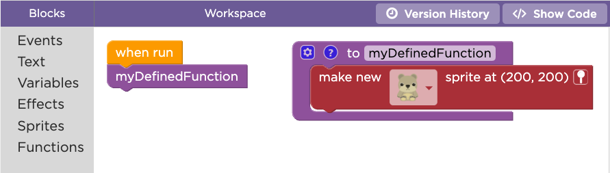 [Google Blockly] Customize procedures category and definition blocks by ...