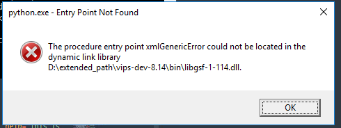 Entry Point Not Found Exceptions When Running Python Script Via Batch ...
