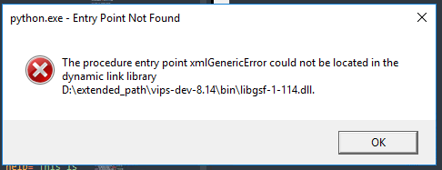 Entry Point Not Found Exceptions When Running Python Script Via Batch ...