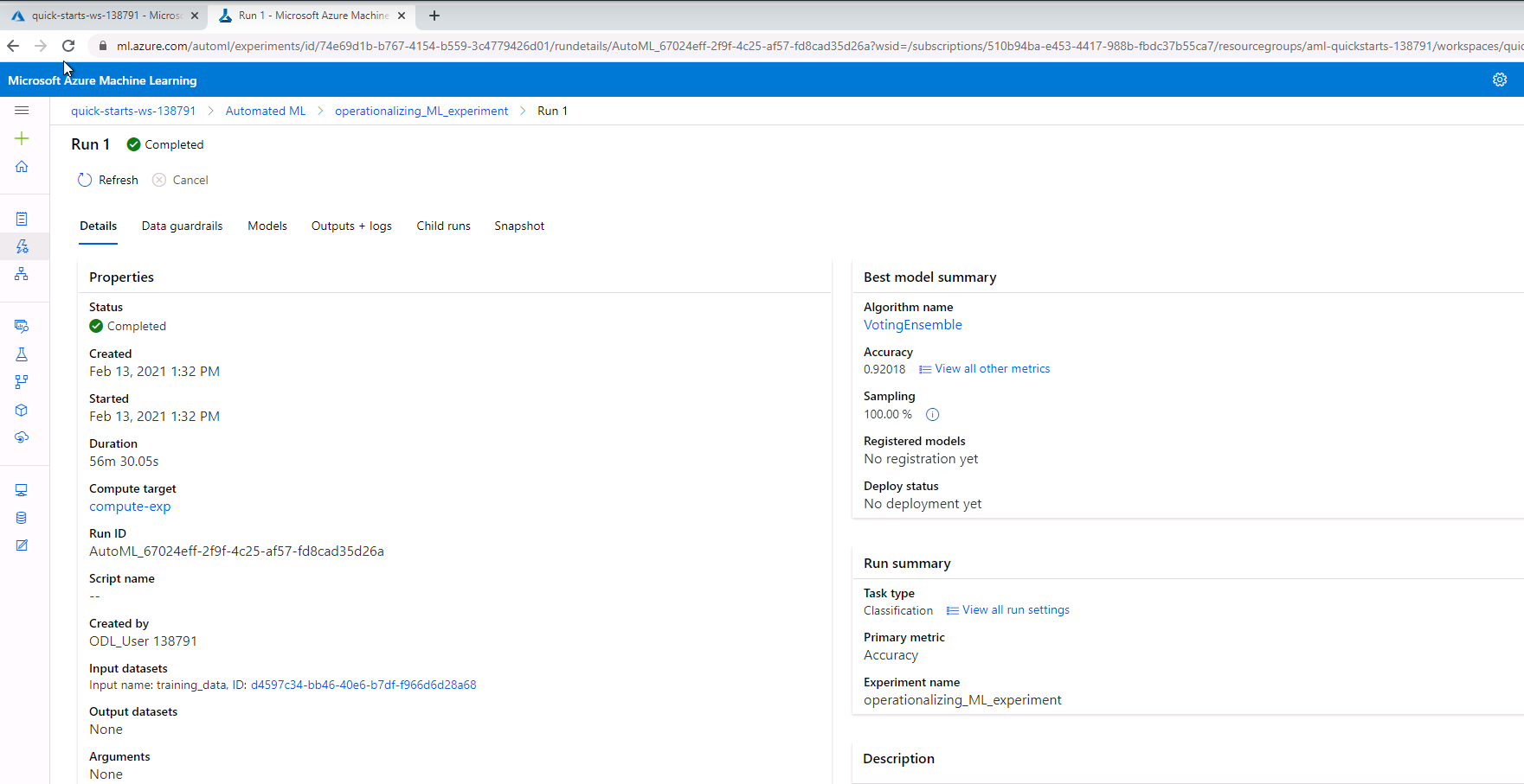 GitHub - valeriapolozun/udacity_operationalizing_ML: Udacity Project 2
