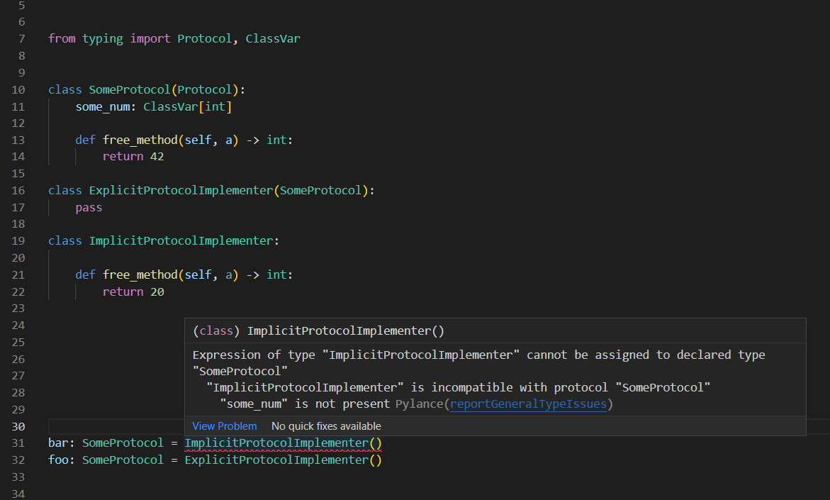 No warnings for incorrect explicit implementations of Protocols · Issue ...