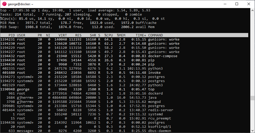 Worker timeout on inventree-server and timeout of nginx frontend ...