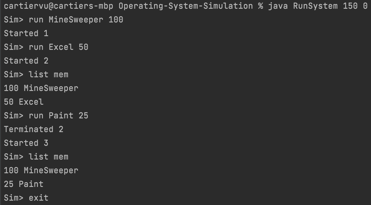 GitHub - cartiervu/CL-Operating-System-Simulation: Simulates operating ...