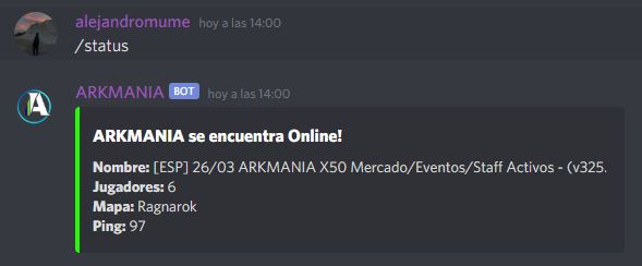 GitHub - alejandromume/ark-status-bot: Discord bot for check the status ...