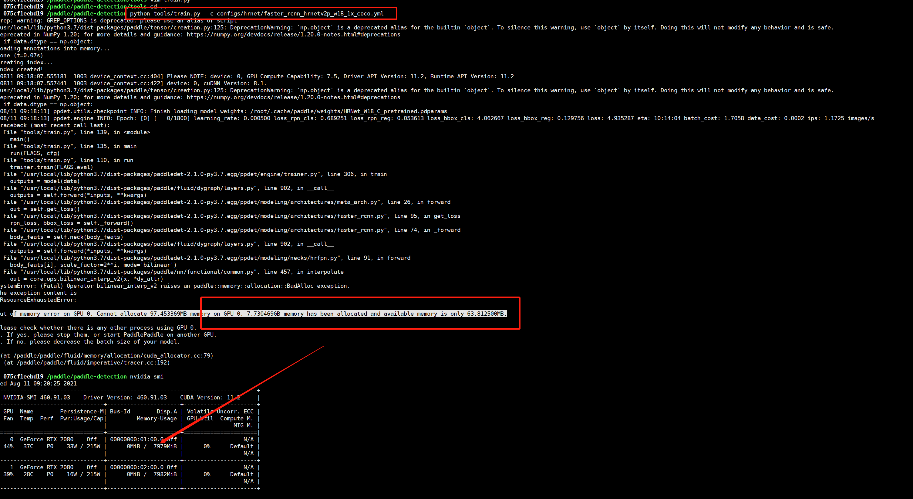 batch-size和显卡爆满问题 · Issue #3949 · PaddlePaddle/PaddleDetection · GitHub