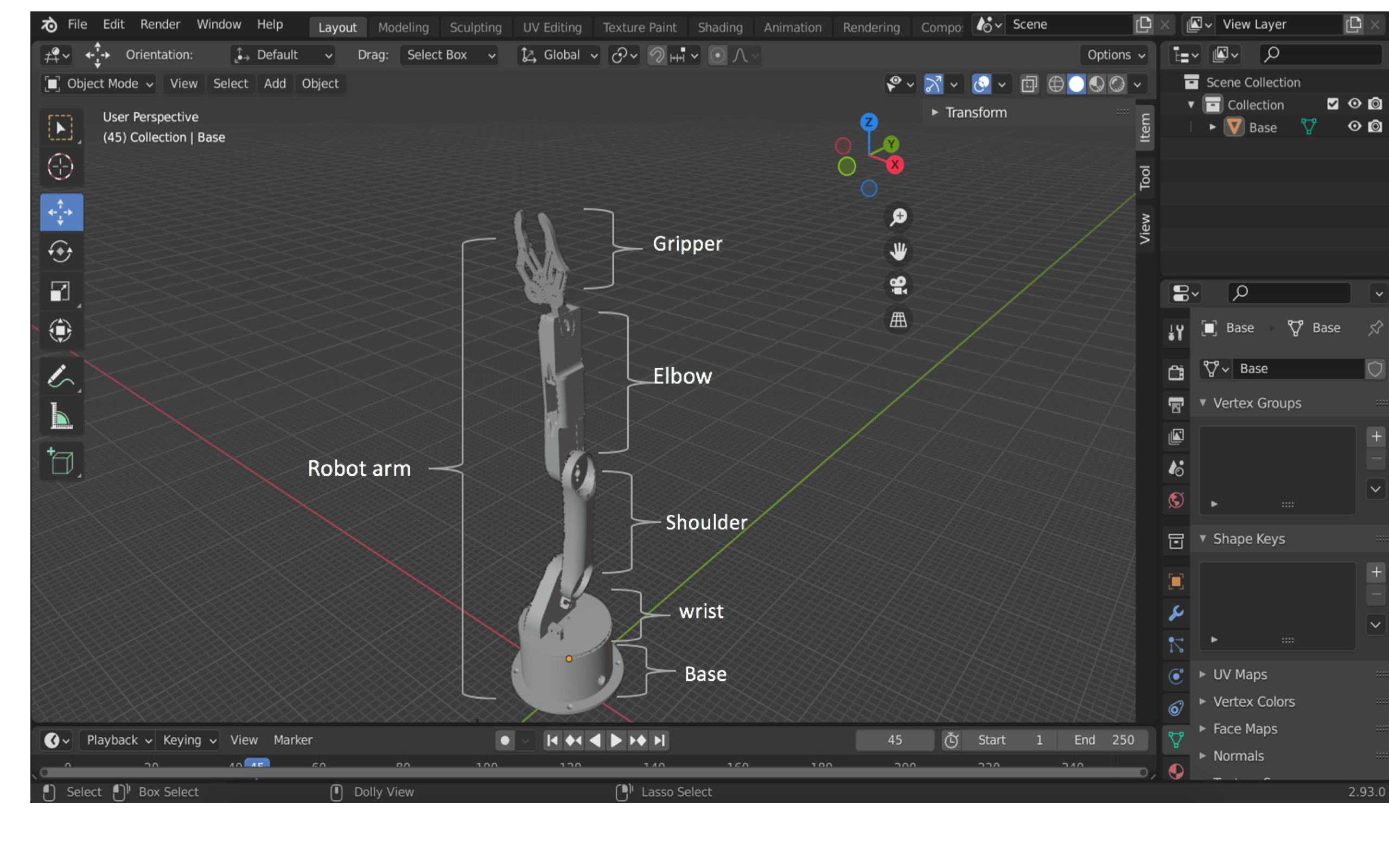 GitHub betoolhamad/Assemblepartsarmofrobot Assemble parts arm of robot to build arm using