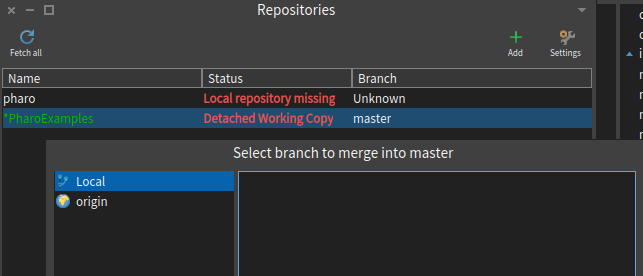 Iceberg Don T Show Local Branch Master Upon Repair On Pharo 8 64bits Mac Os Catalina 10 15 5 Issue 6797 Pharo Project Pharo Github