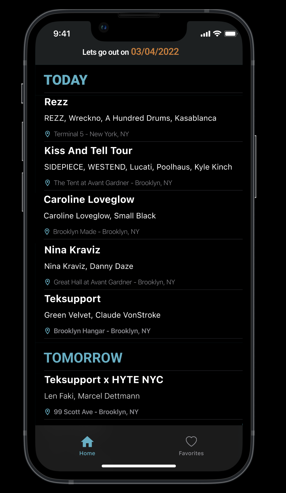 HomeEventsScreen