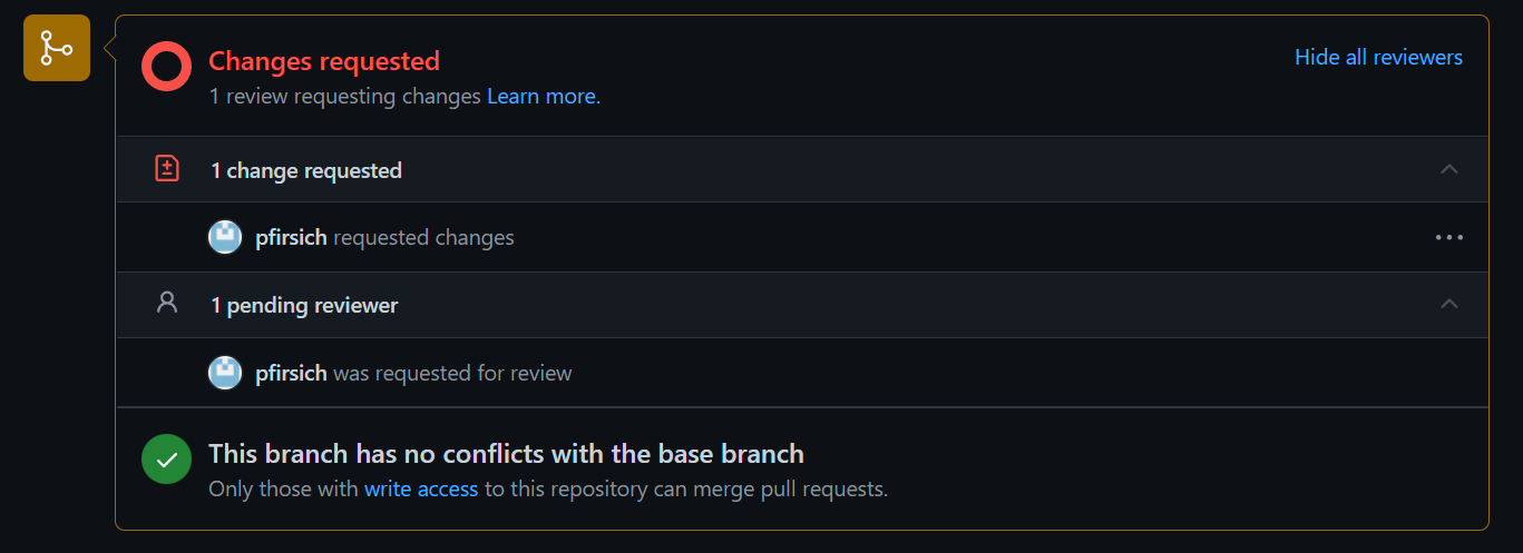 Unclear how to resolve a review · community · Discussion #9709 · GitHub