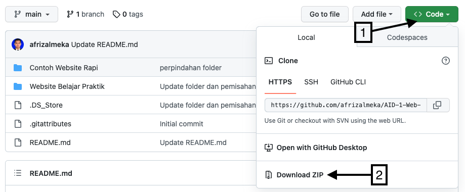 GitHub - afrizalmeka/AID-1-Web-Development: Hands On dari AID-1-Web ...