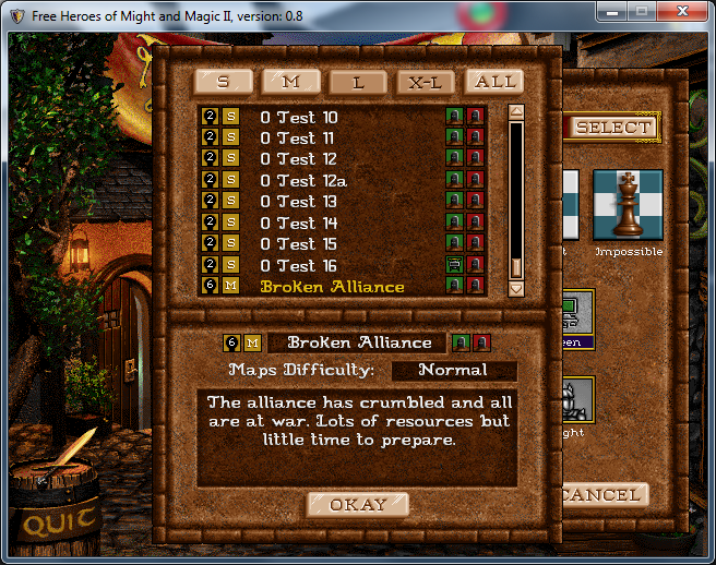 Scenario selection 02