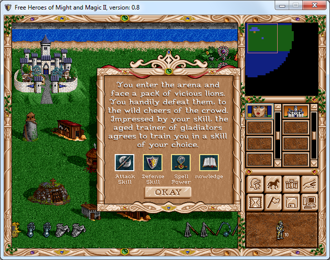 Arena choice window word Knowledge 01