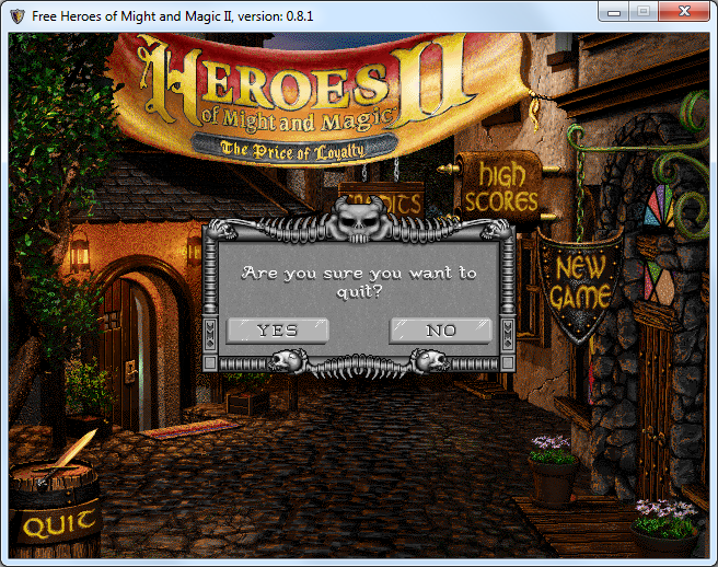 Quit confirmation window evil fh2 01