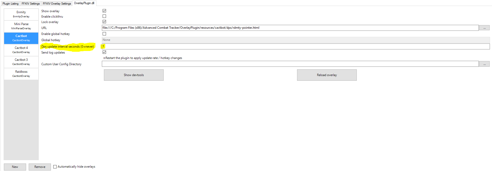 Act Cactbot Overlay