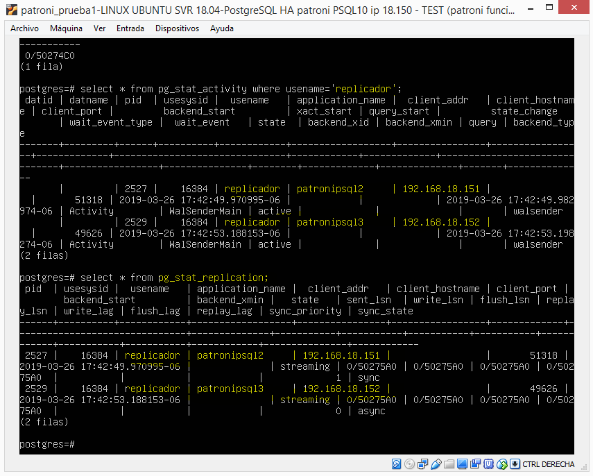 Hi again, having troubles with patroni + start postgresql control ...