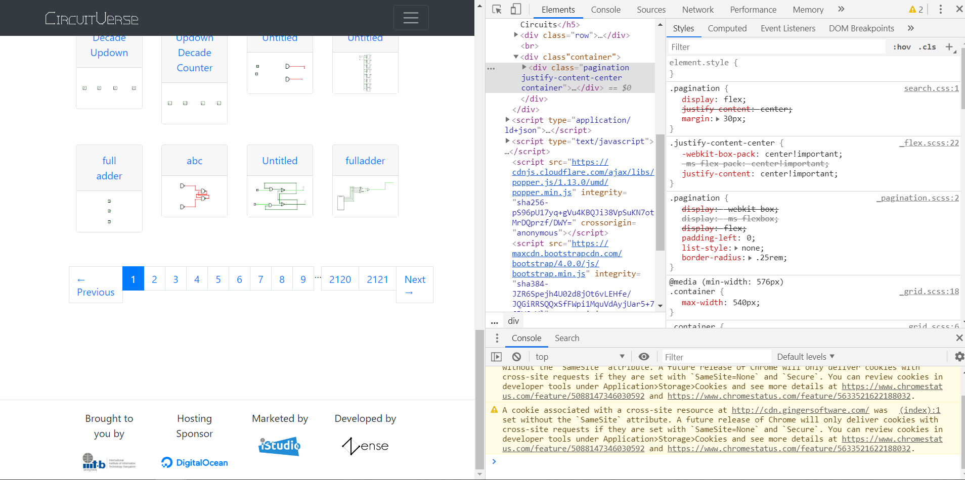 Page index unresponsive · Issue #494 · CircuitVerse/CircuitVerse · GitHub