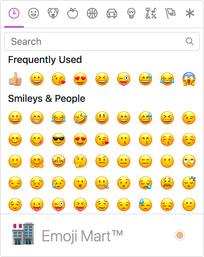 Emoji Description Chart