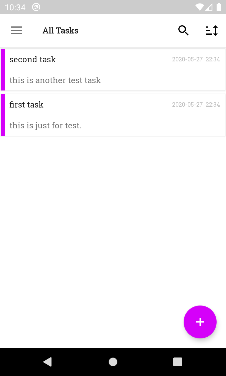 GitHub - hesssamsh/todo: Sample project for MVVM architecture in ...