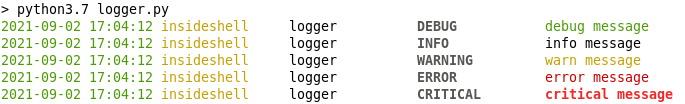coloredlogs