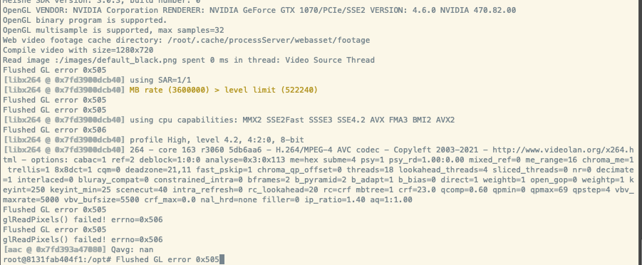 Flushed GL error 0x505 · Issue #1561 · NVIDIA/nvidia-docker · GitHub