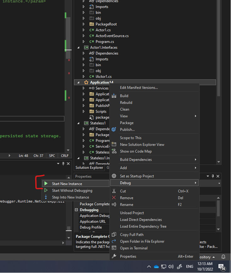 [BUG] Unable To Debug Service Fabric Remoting Service With 6