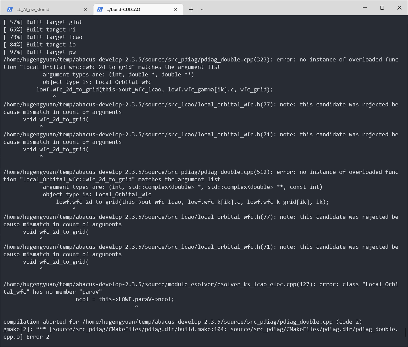 error when building with USE_CUSOLVER_LCAO · Issue #1220 · deepmodeling ...