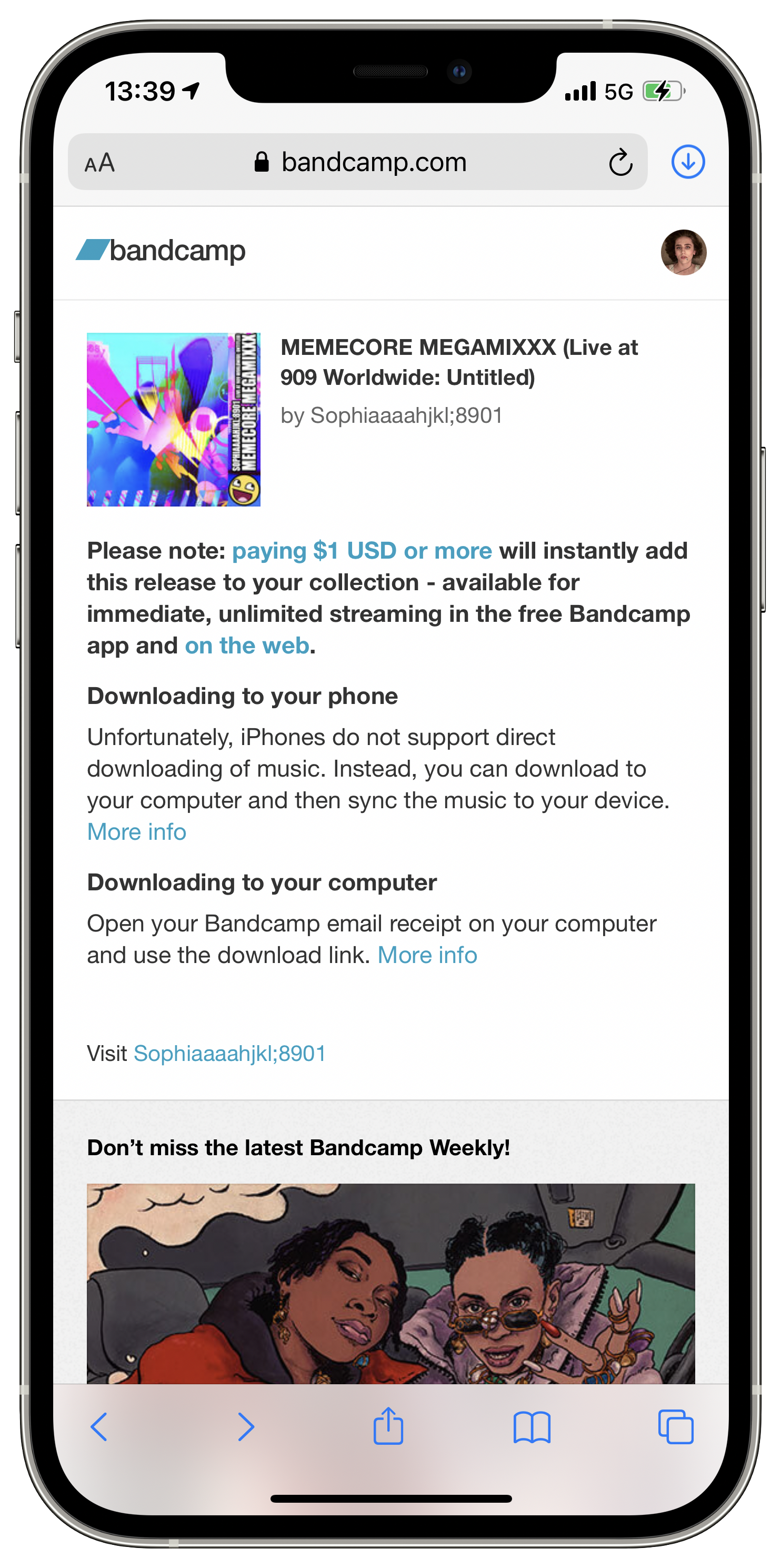 Refused Download Page