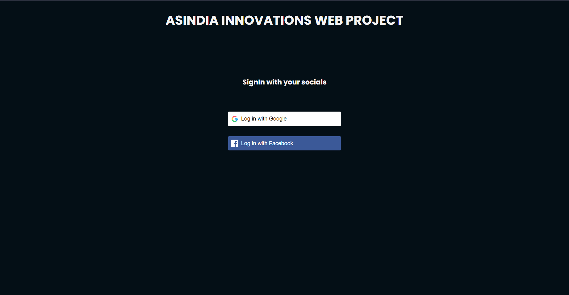 GitHub - AnkitJuyal009/AsIndia-web-assignment: A web Project that ...