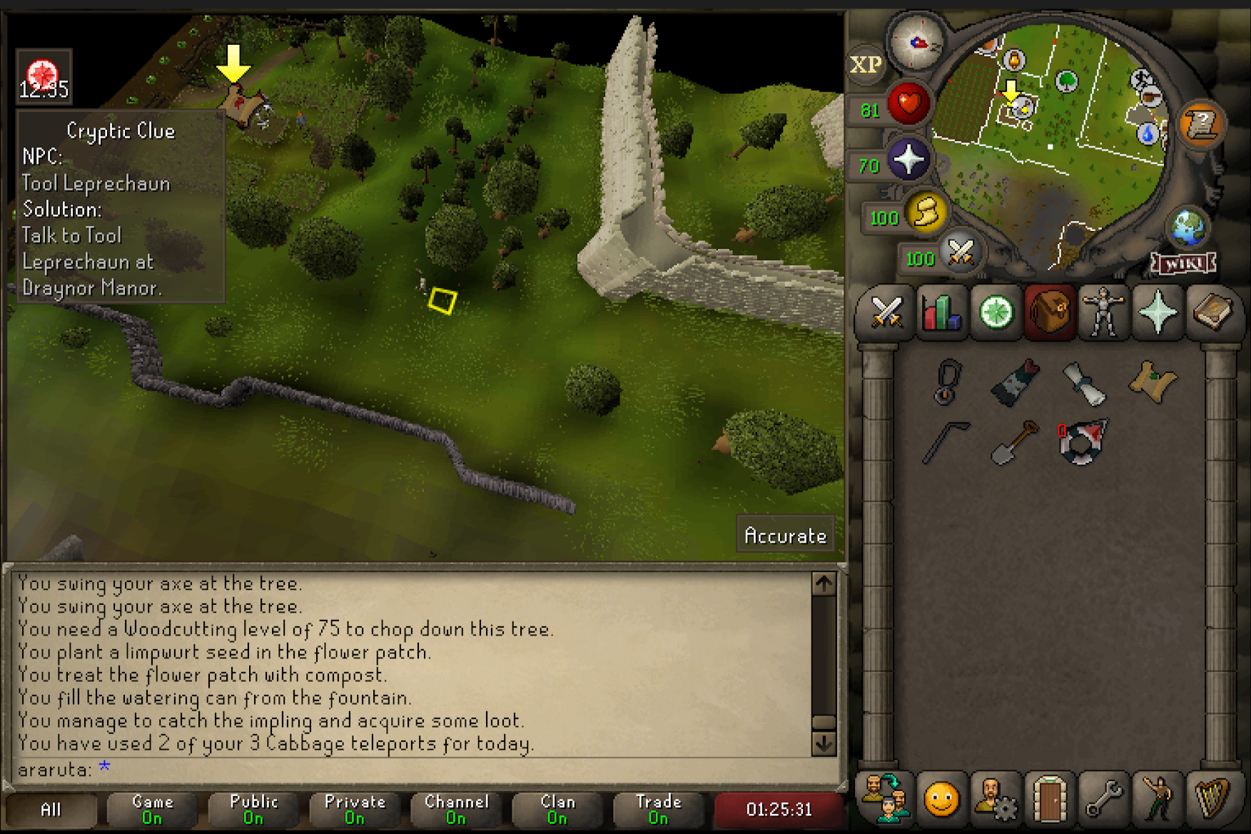 Cryptic Clue Indicator Bug (proximity issue?) · Issue 16253 · runelite