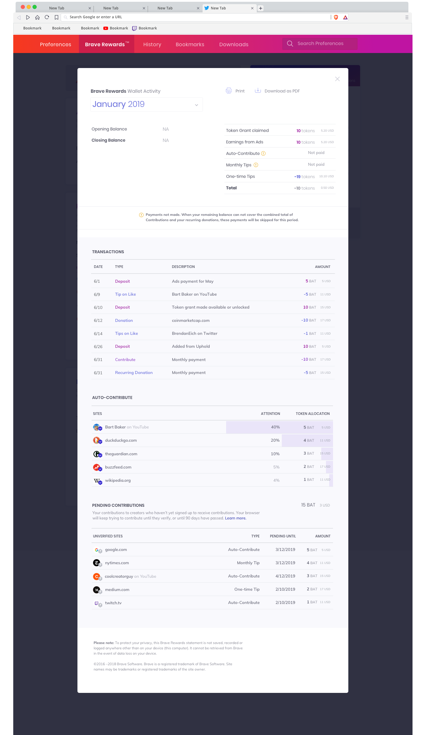 statement-pendinglist