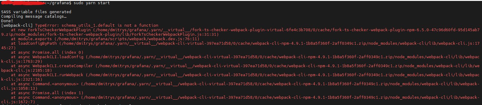 Cannot build 8.4.0 · Issue #45600 · grafana/grafana · GitHub