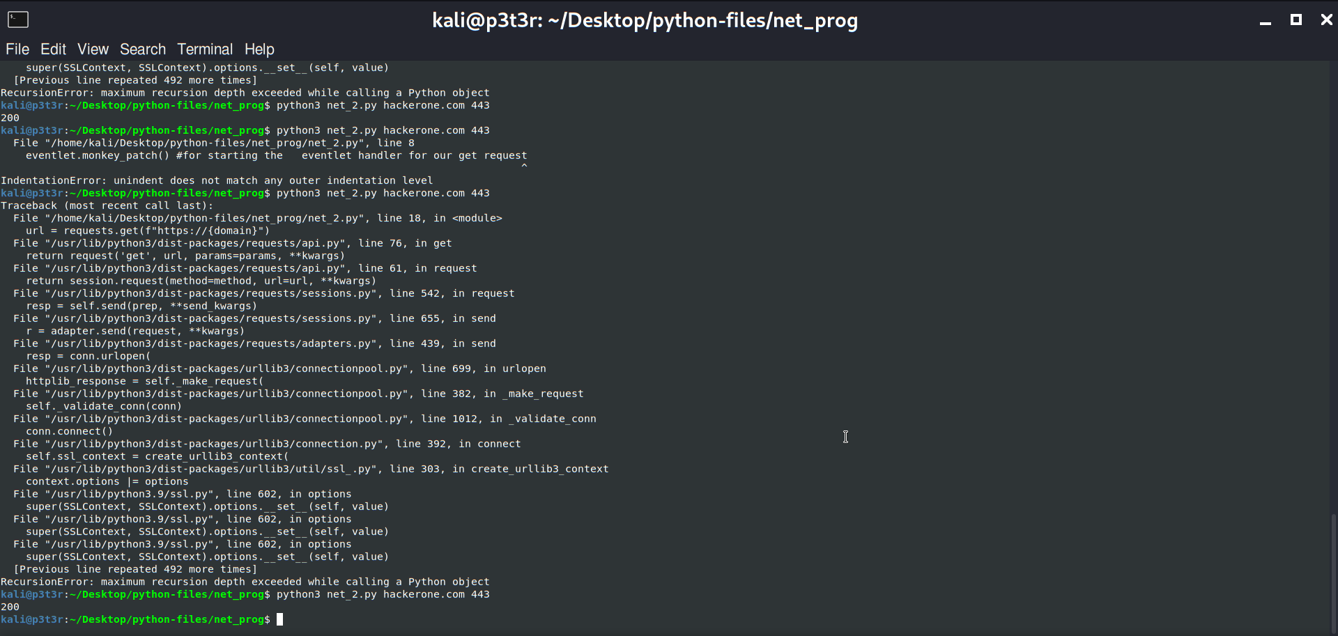 SSLContext infinite recursion in Python 3.6 gevent-1.2.1 · Issue #941 ...