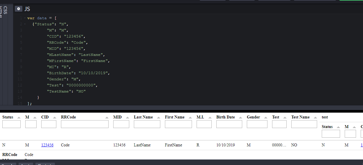Columns with Complex Header Not displayed when setting responsiveLayout ...