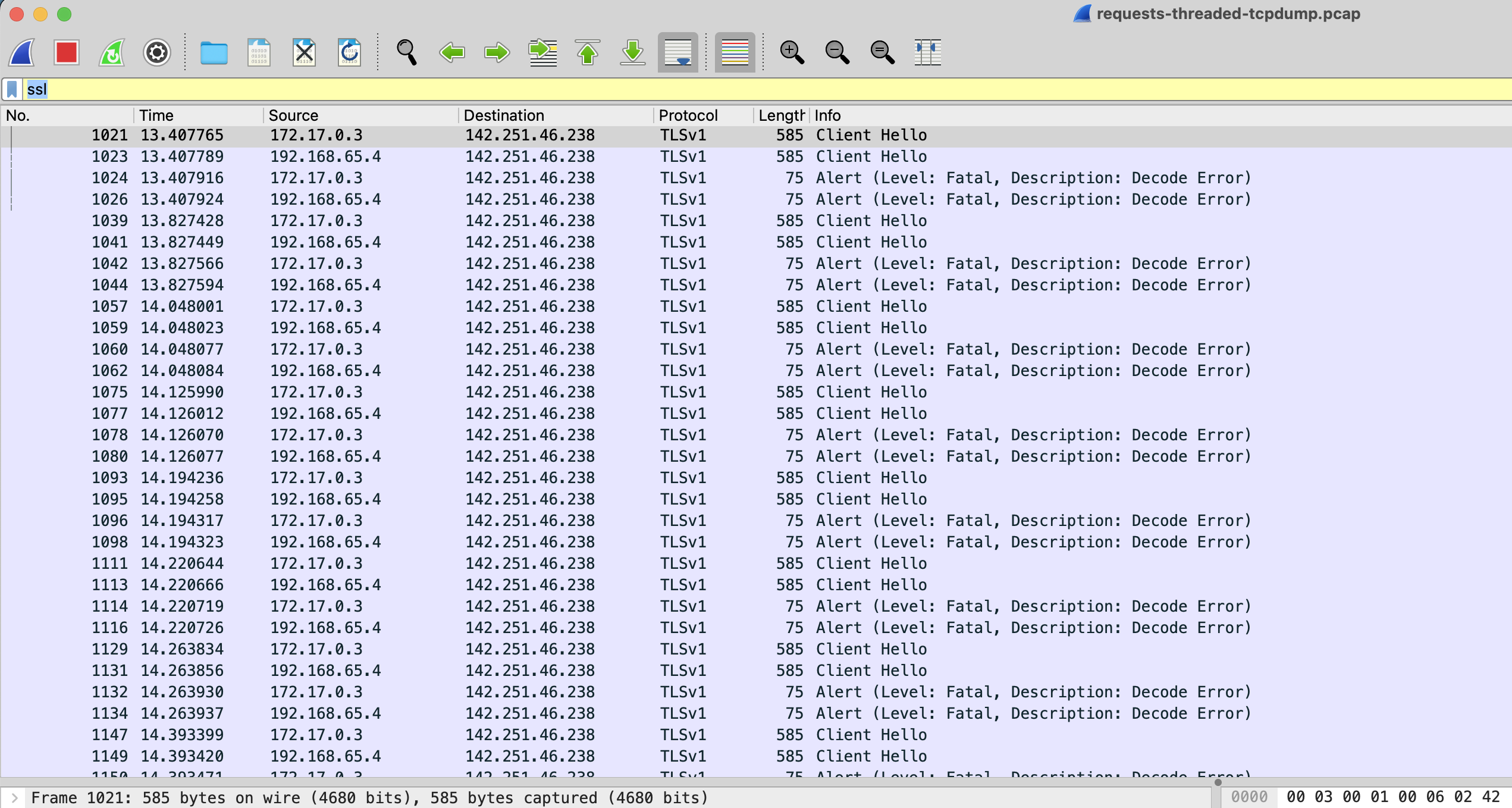 Unsuccessful tls handshake when using requests in multiple threads on