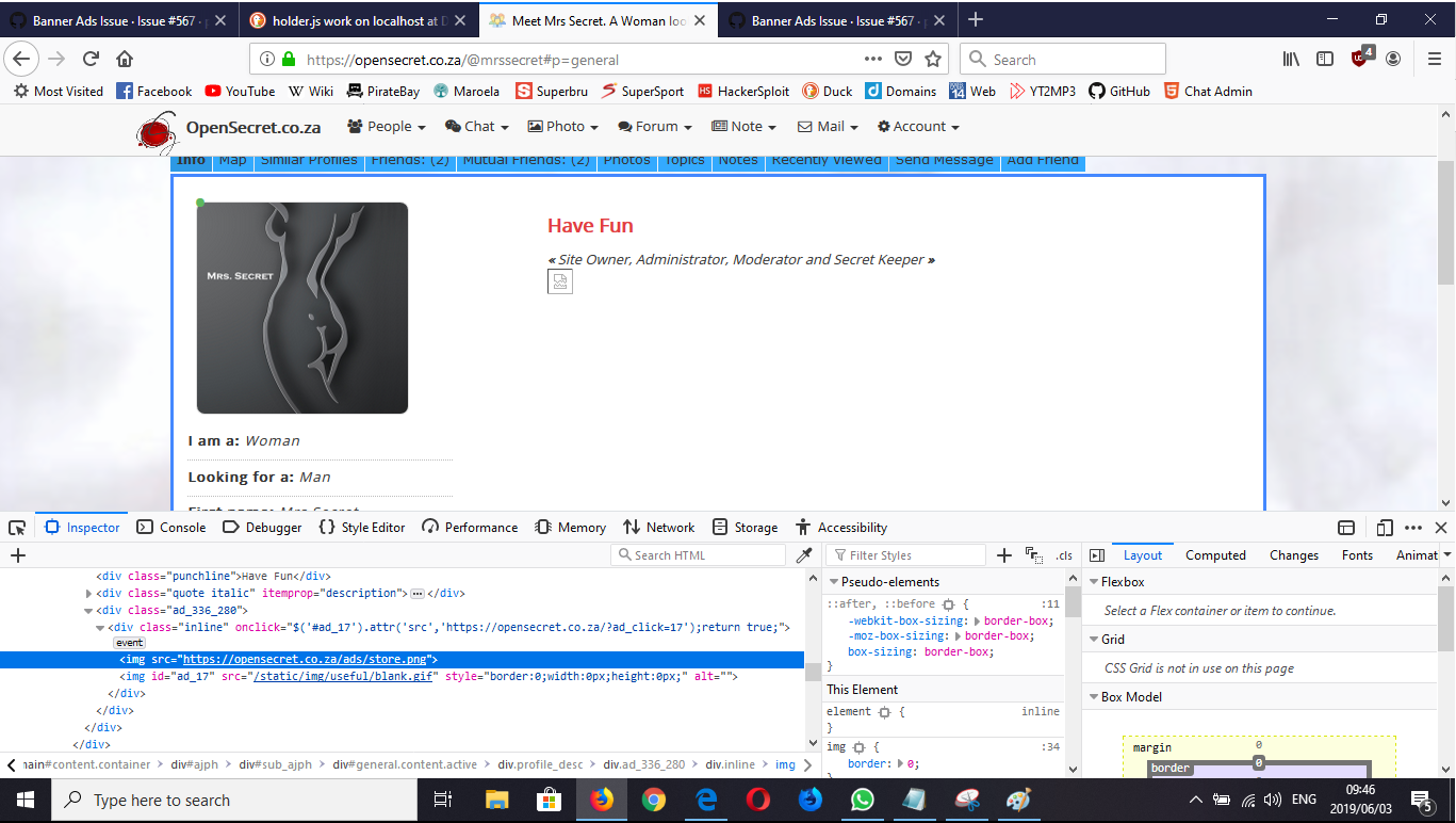 Banner Ads Issue
