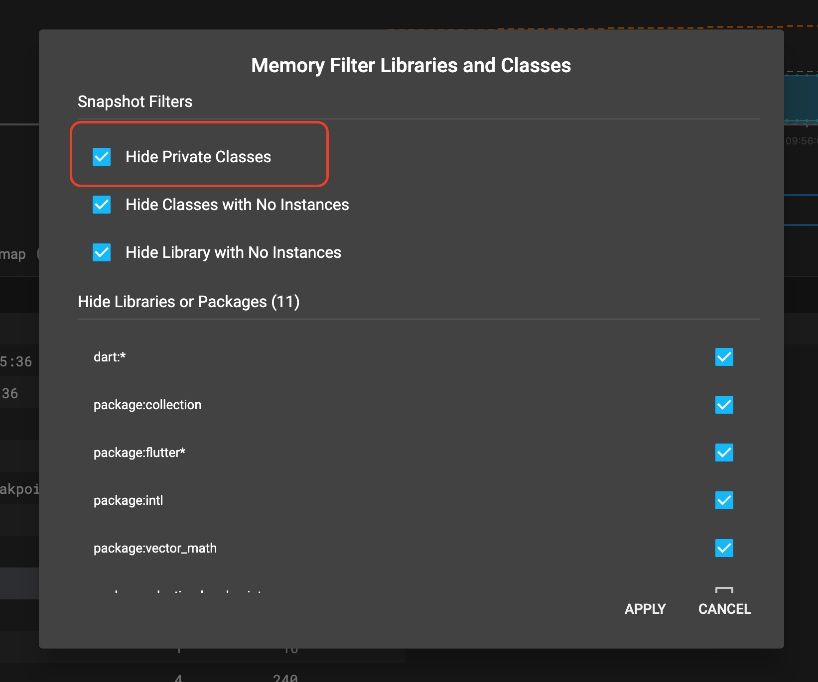 Private classes are missing from memory dumps · Issue #3423 · flutter ...