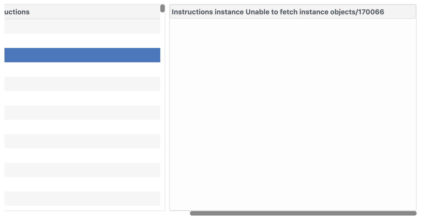 [Memory] Don't display instance view table when we have no data · Issue ...