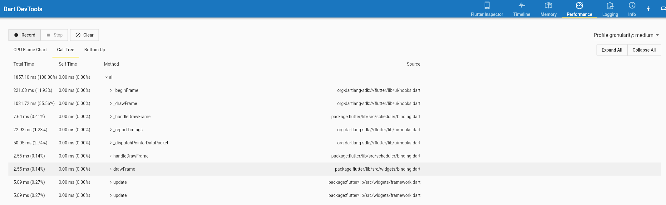 P2: Flutter tree table should fill screen · Issue #1522 · flutter ...