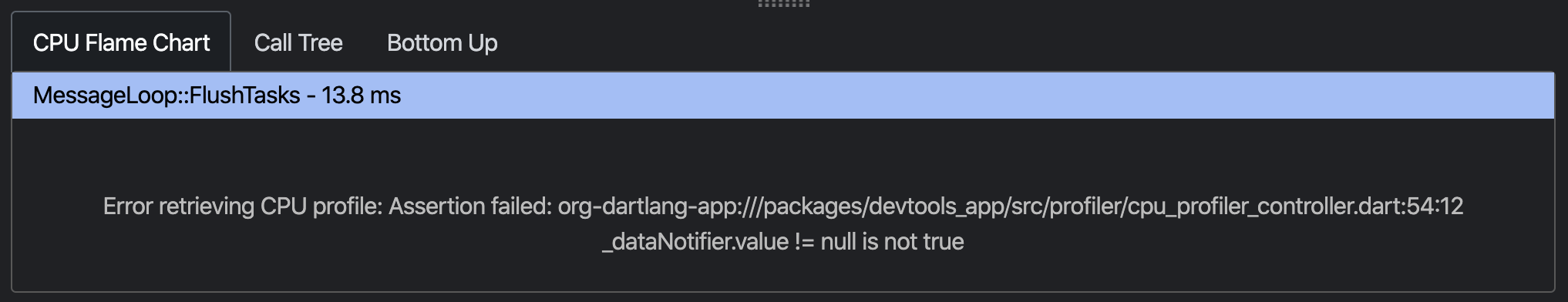 Assertion error in Timeline page (html version) · Issue #1557 · flutter ...