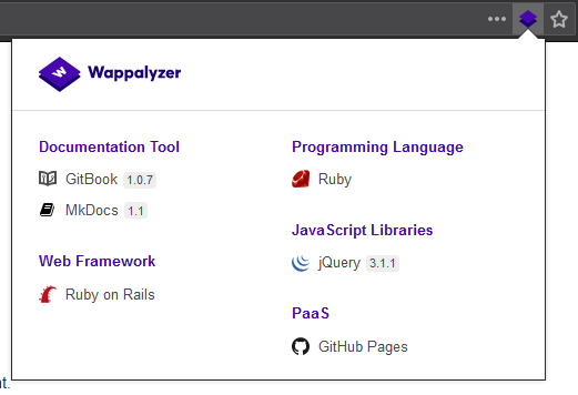 Tool: Wappalyzer · Issue #3 · infinite-omicron/pentesting-guide · GitHub